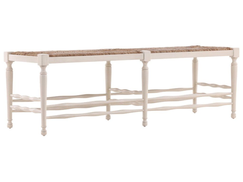 Furniture Classics Cream Reed Bench