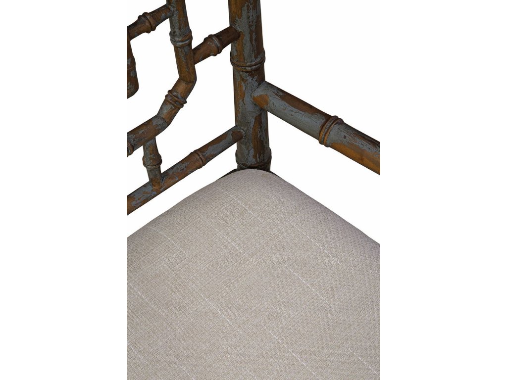 Arm Chair in Aged Blue - Alternative View