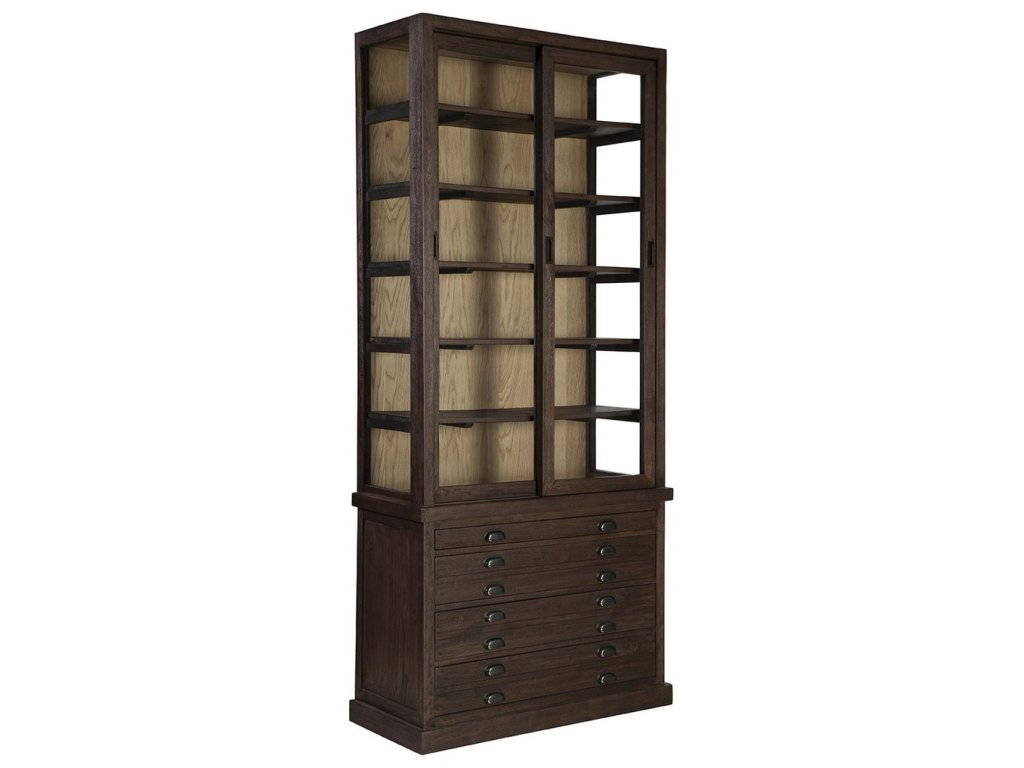 Furniture Classics Single Balmoral Cabinet in Brown 