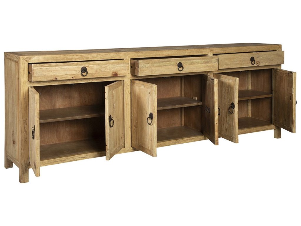 Furniture Classics Large Old Elm Sideboard - Alternative View
