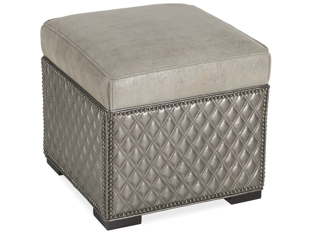 Abbey Ottoman W/Quilting