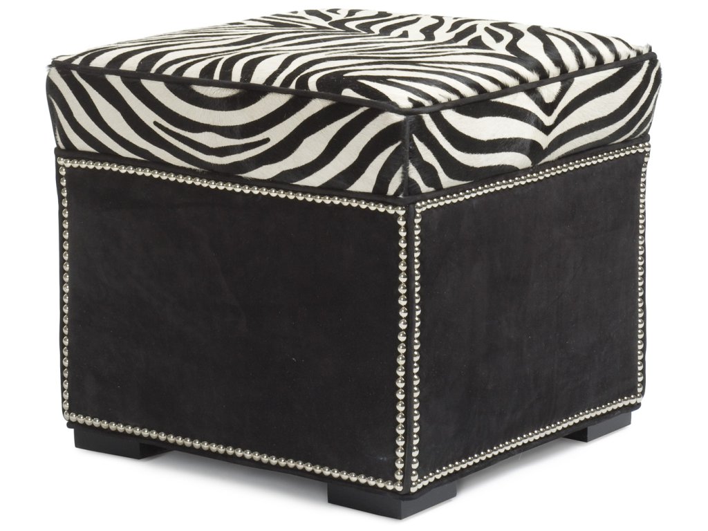 Abbey Ottoman W/Border