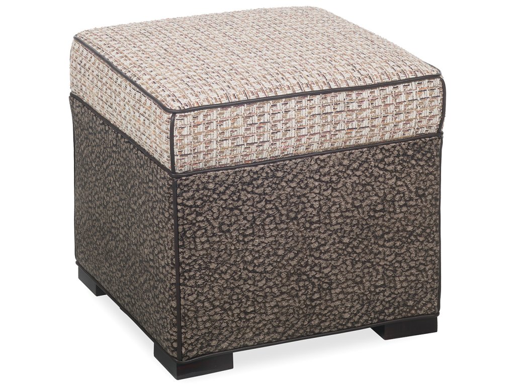 Abbey Ottoman W/Border - Alternative View