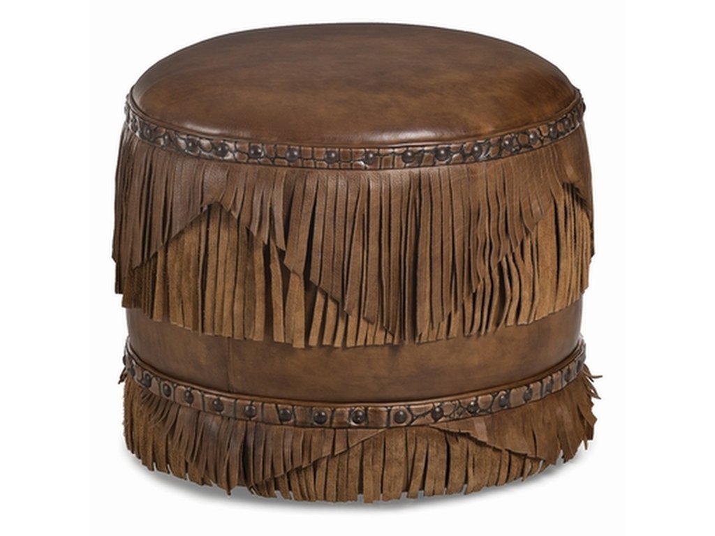 Margo Fringed Ottoman