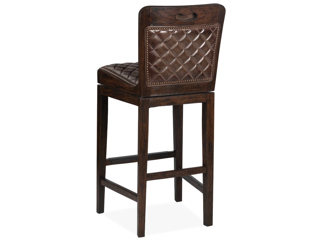 Mirad Quilted Swivel Counter Stool - Alternative View