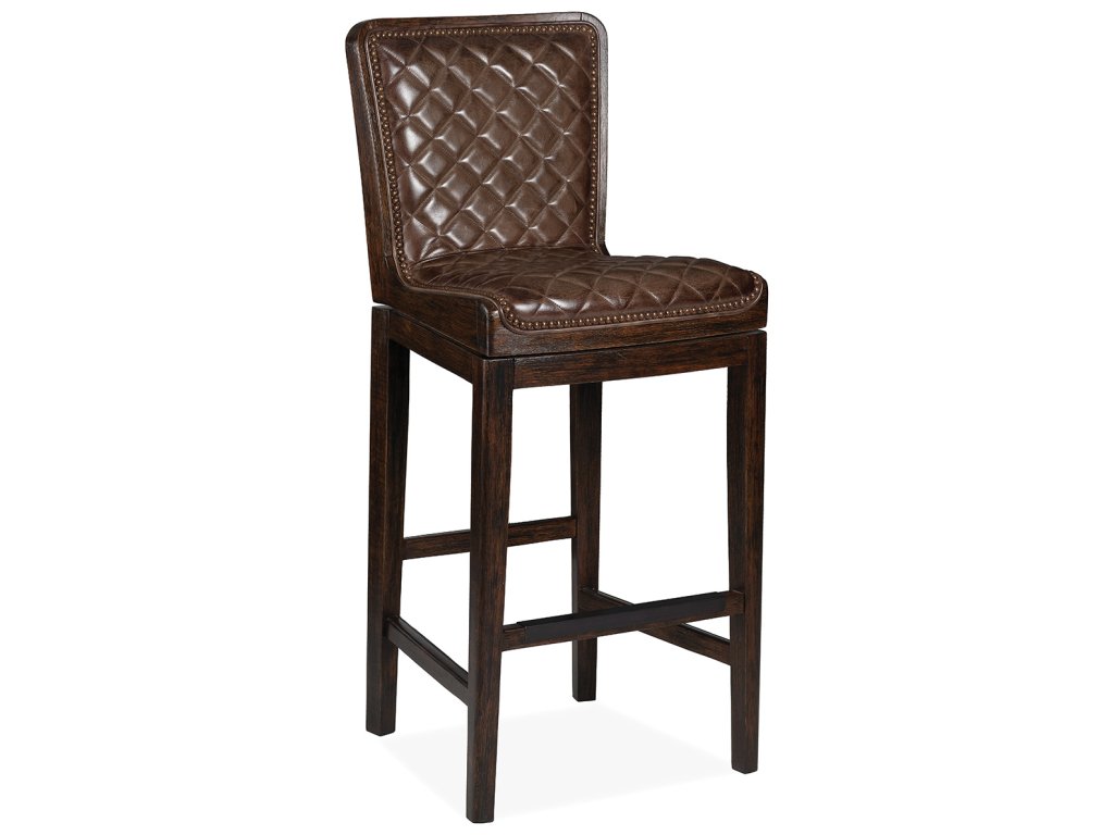 Mirad Quilted Swivel Counter Stool