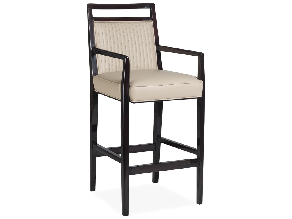 Avrill Channel Quilted Bar Stool