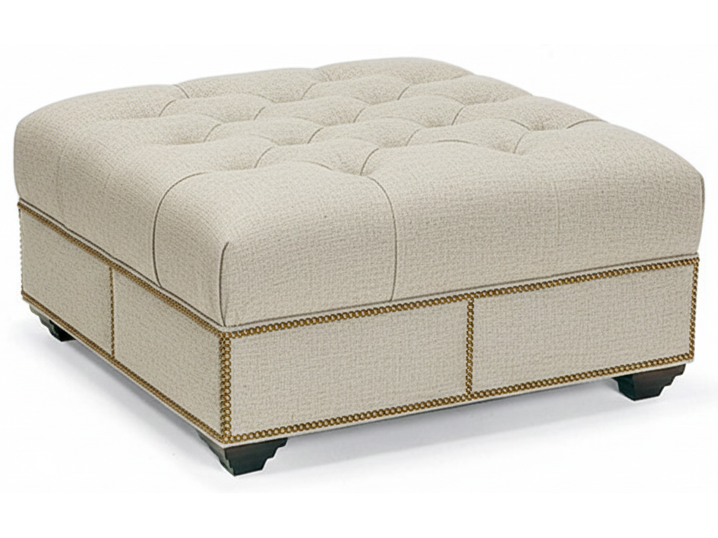 Campaign Cocktail Ottoman - Alternative View