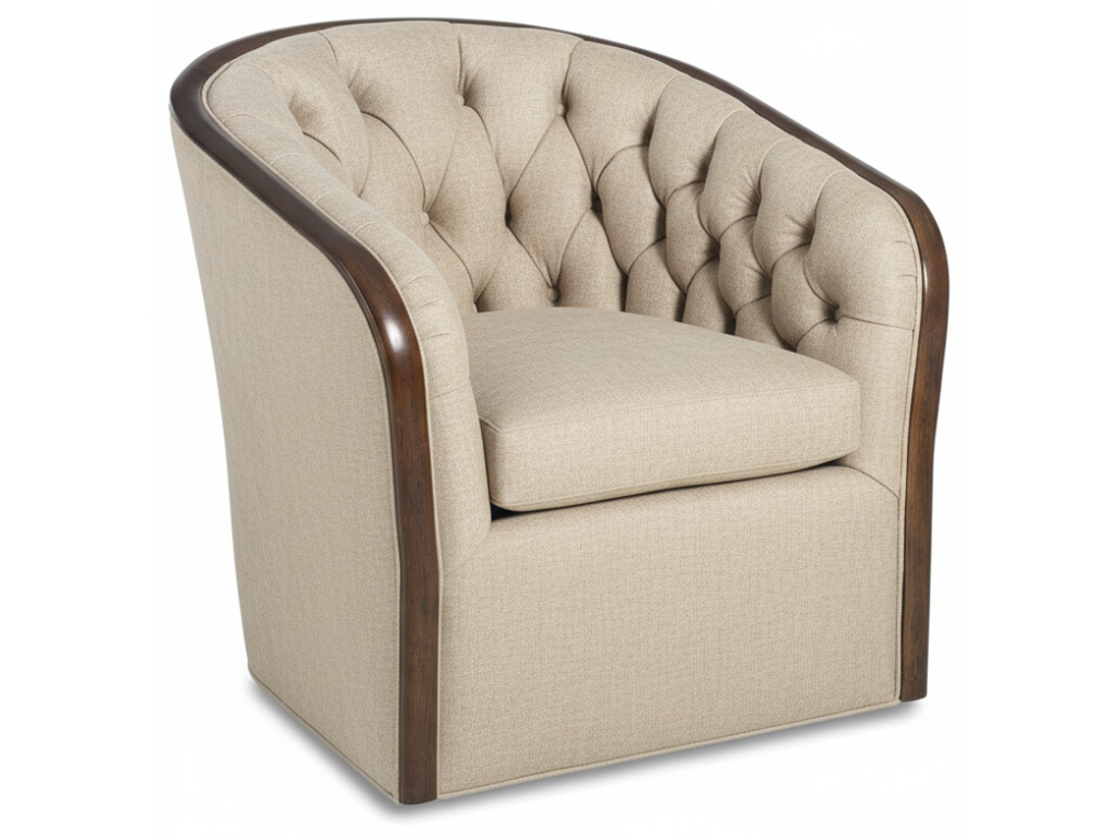 Sybil Tufted Swivel Chair - Alternative View