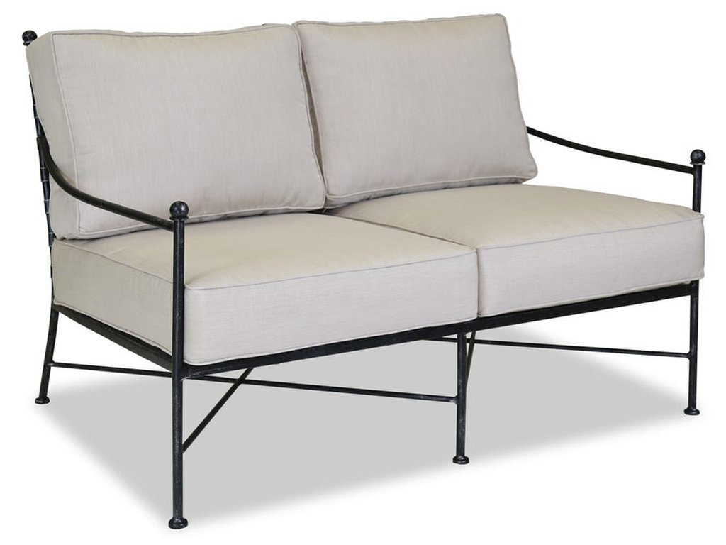 Provence Loveseat in Canvas Flax w/ Self Welt