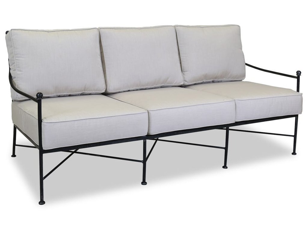 Provence Sofa in Canvas Flax w/ Self Welt