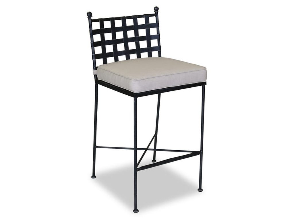 Provence Barstool in Canvas Flax w/ Self Welt