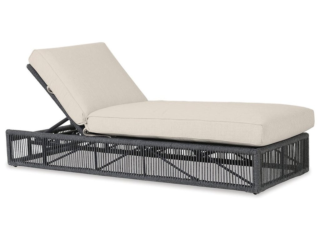 Milano Adjustable Chaise in Echo Ash w/ Self Welt