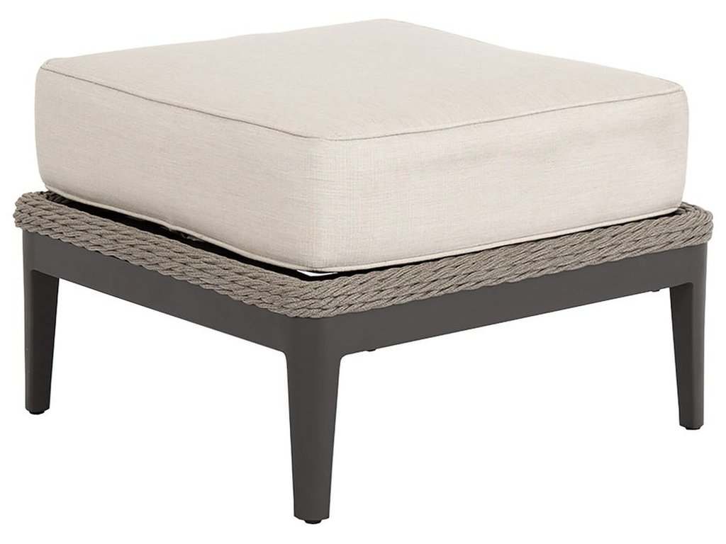 Marbella Ottoman in Echo Ash w/ Self Welt