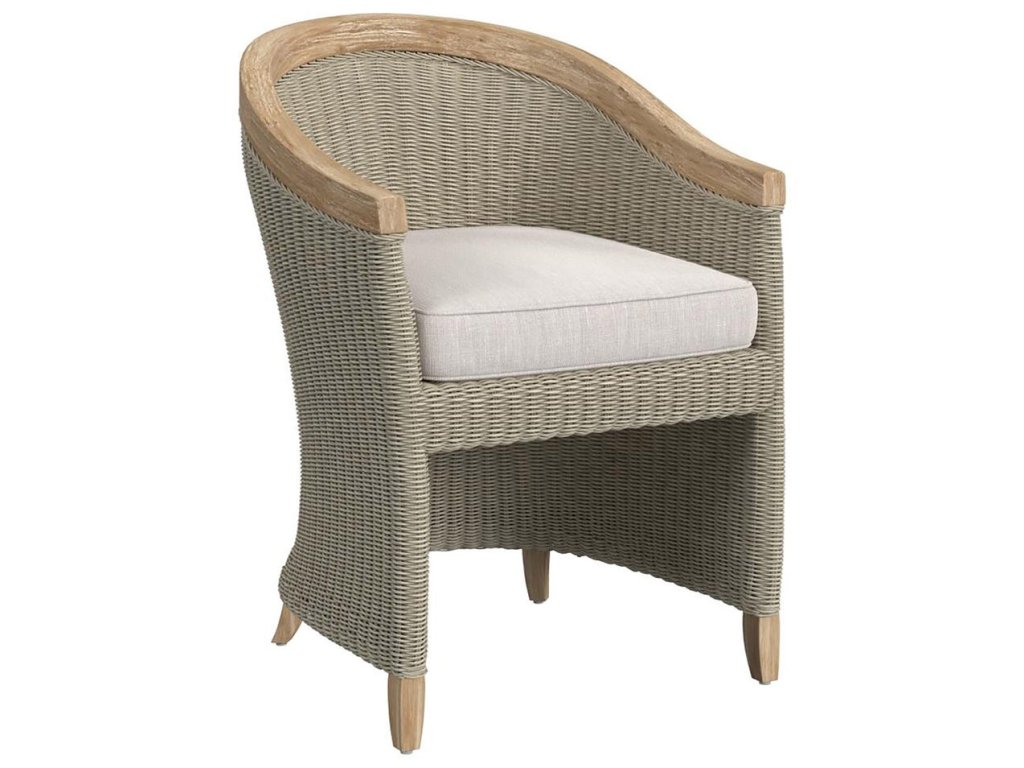 Cambria Dining Chair in Canvas Canvas w/ Self Welt