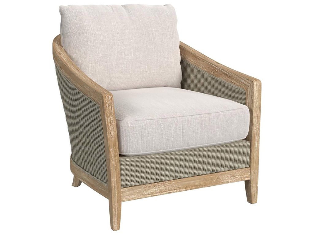 Cambria Club Chair in Canvas Canvas w/ Self Welt