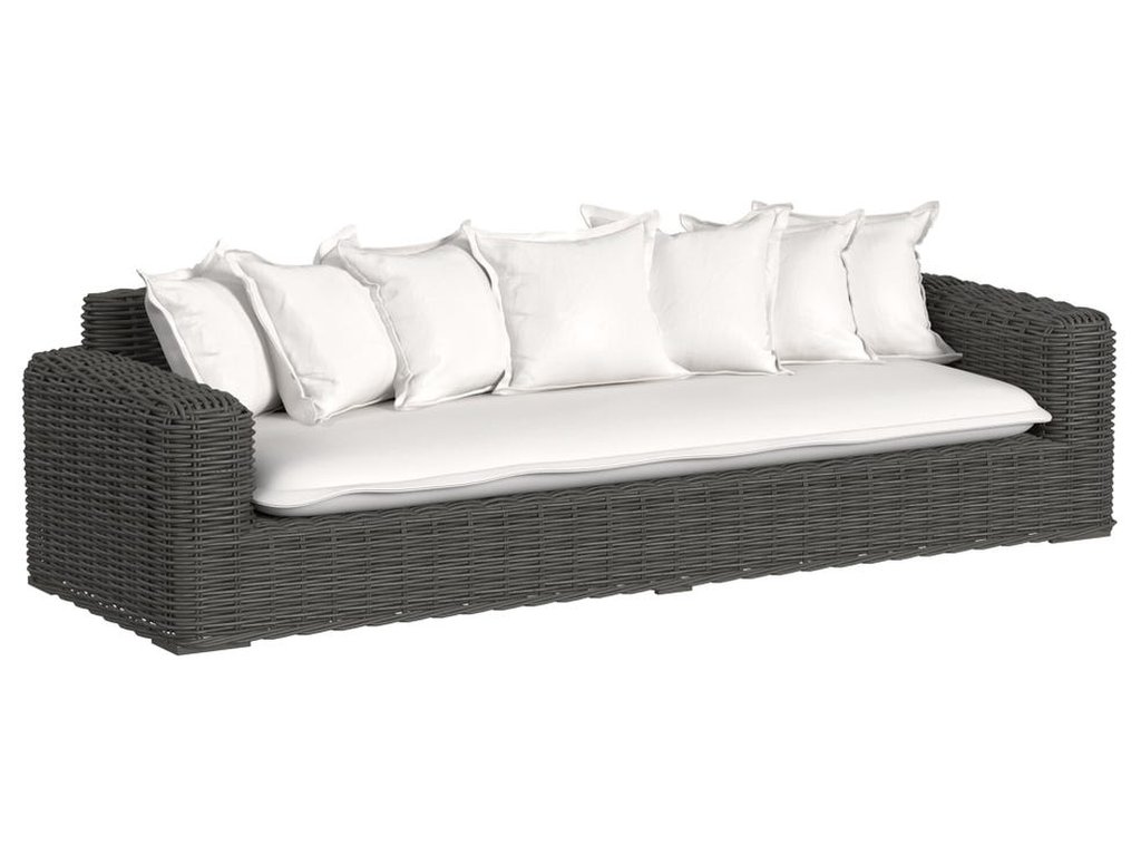 Cabo Sofa in Soothe Pearl w/ Flange Welt