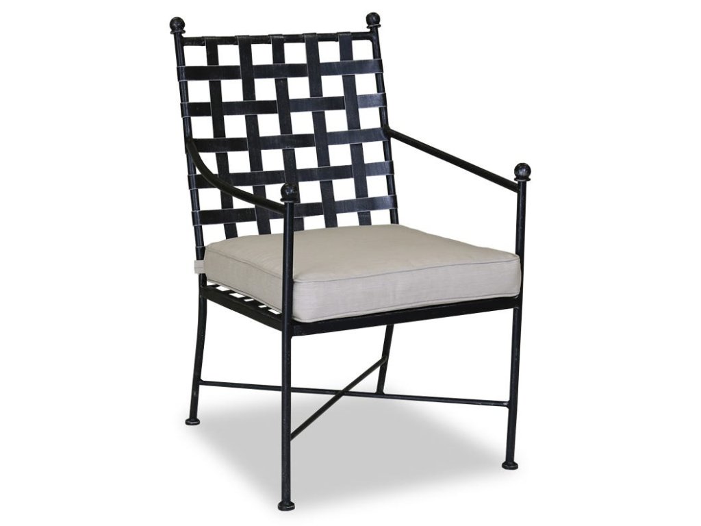 Provence Dining Chair in Canvas Flax w/ Self Welt