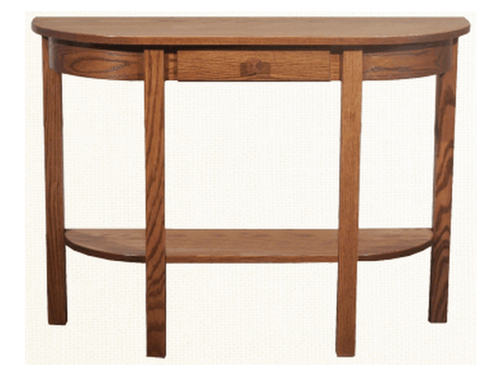 Half Oval Table