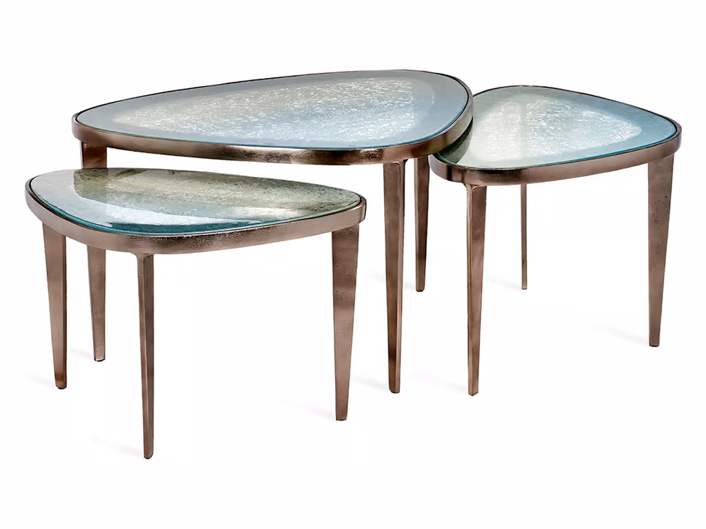 Jan Bunching Cocktail Tables - Blue/Grey