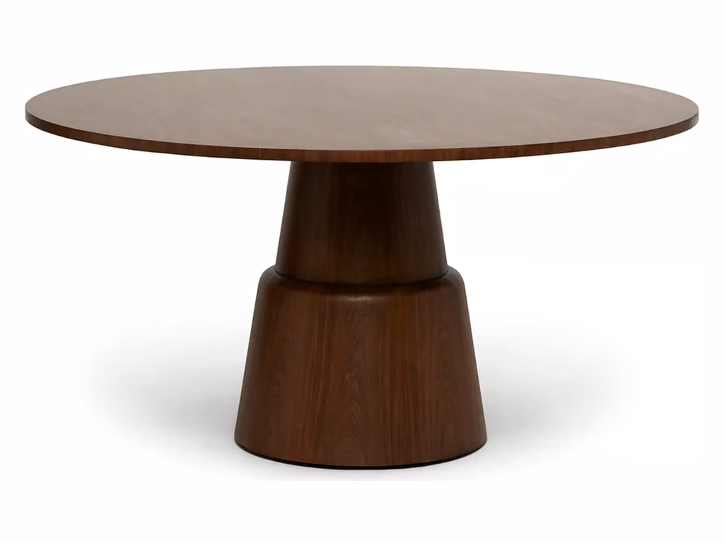 Graves Round Dining Table-Classic Walnut