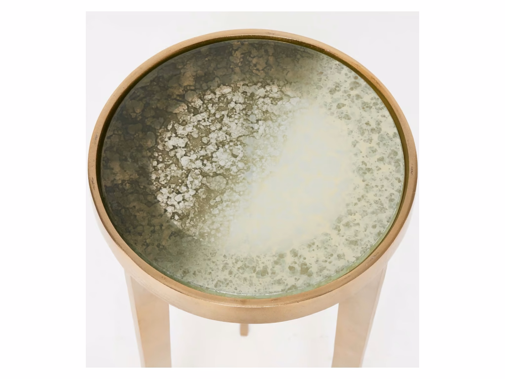 Jan Round Drink Table - Champagne - Alternative View