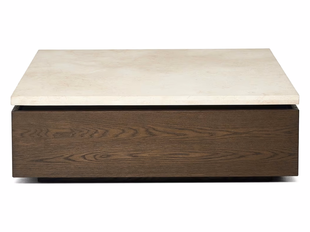 Branford Storage Cocktail Table - Mocha - Alternative View