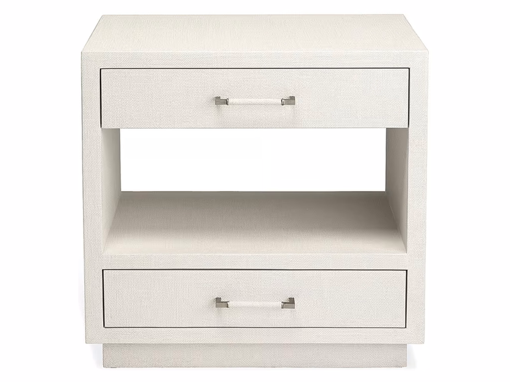 taylor bedside chest  - white