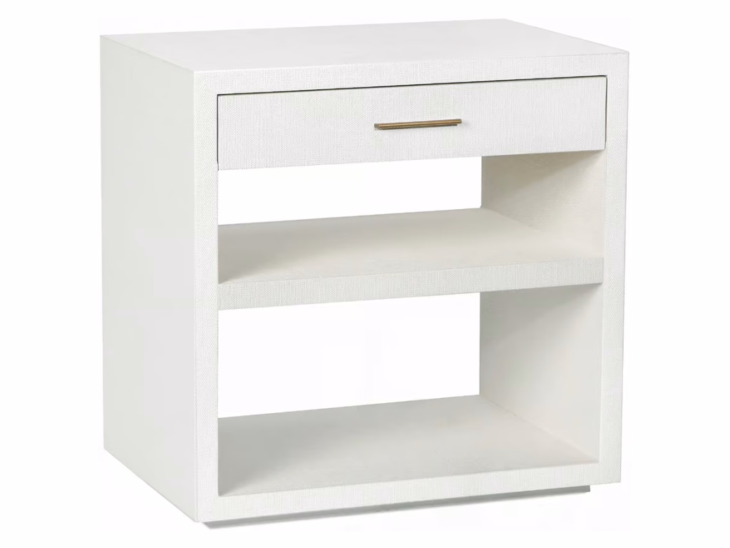 Livia Bedside Chest - White
