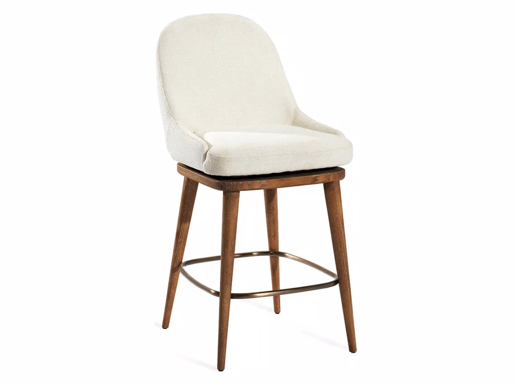 Harper Swivel Counter Stool - Oyster
