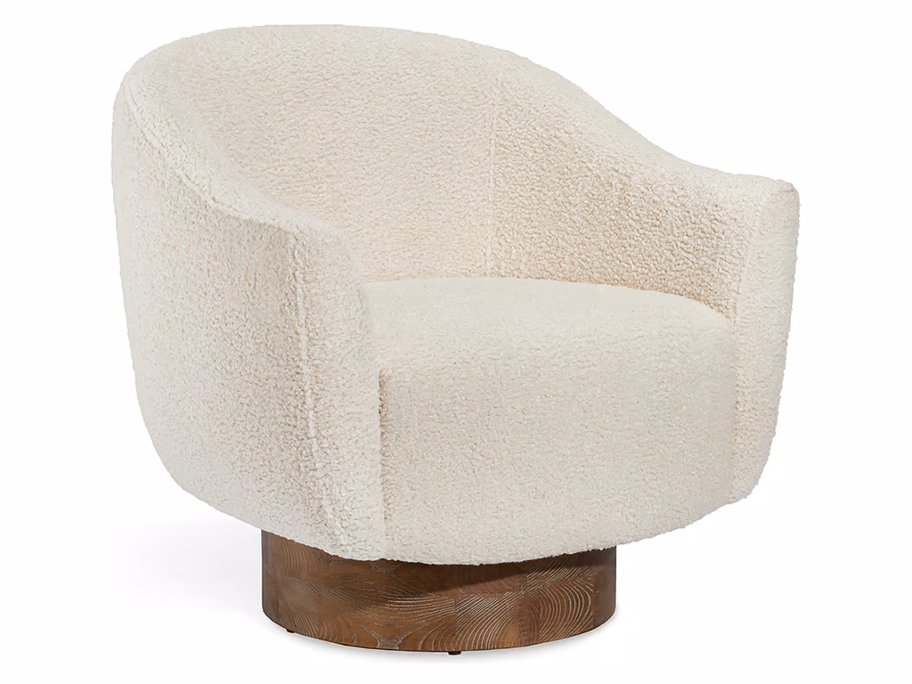 Simone Swivel Chair - Shearling