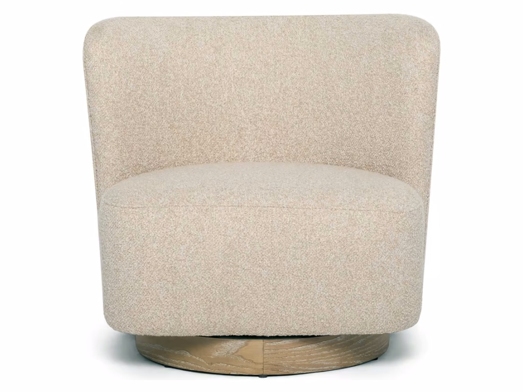 Dorian Swivel Lounge Chair - Seed - Alternative View
