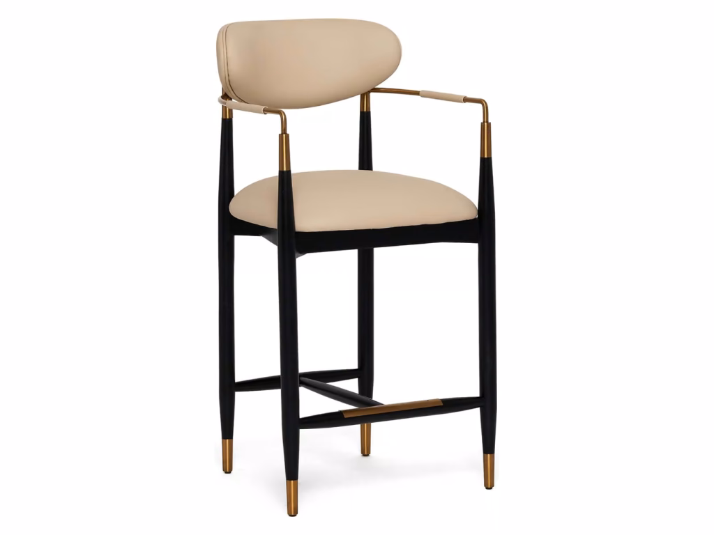 Cidra Counter Stool - Matte Black