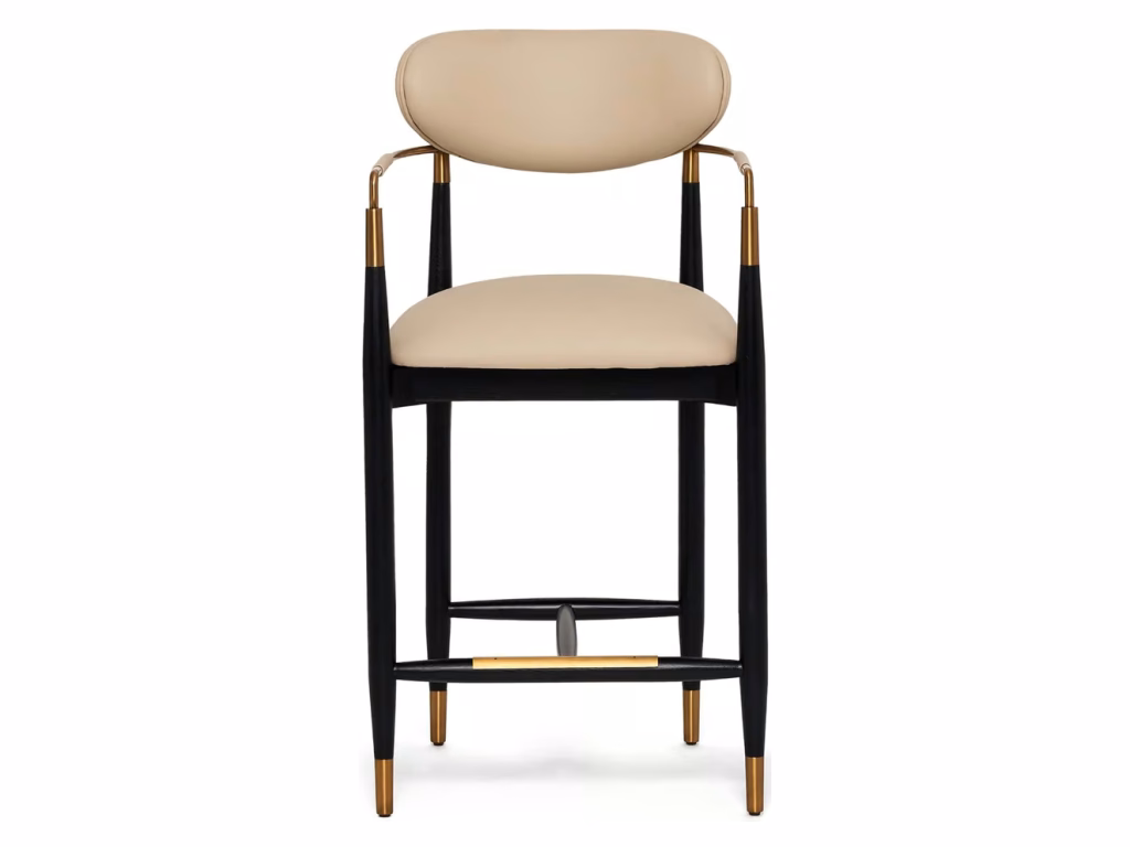 Cidra Counter Stool - Matte Black