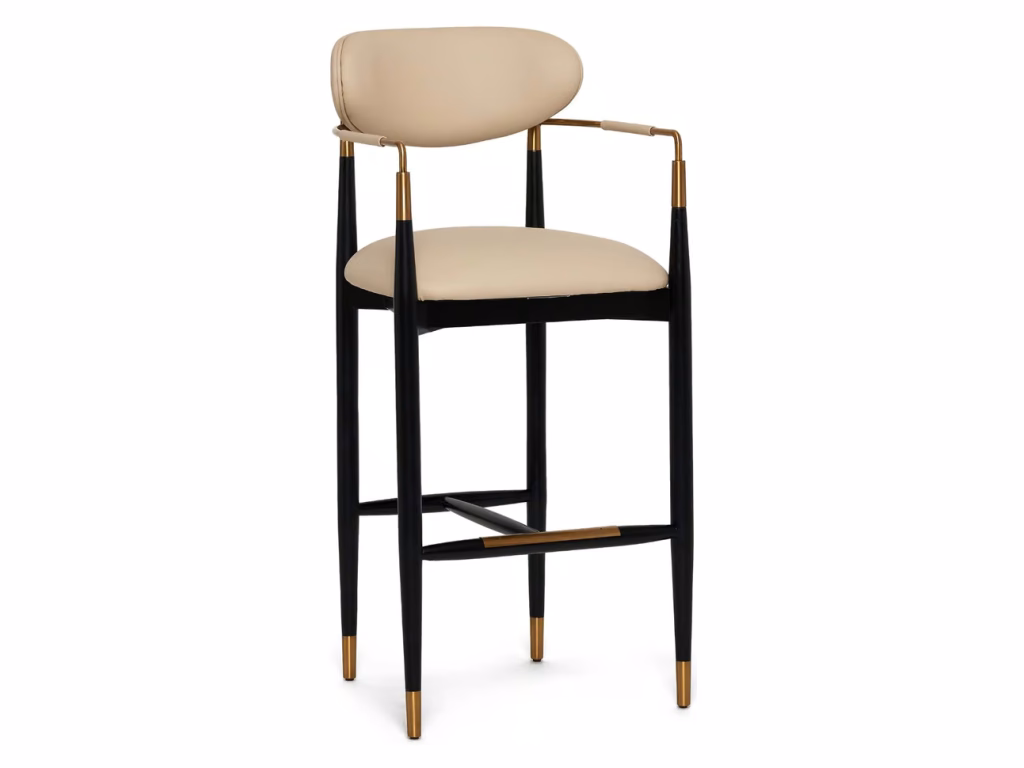Cidra Bar Stool - Matte Black