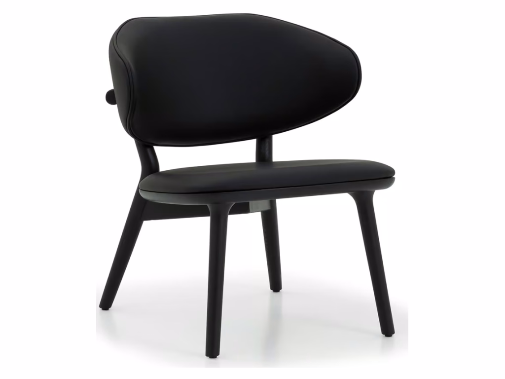 Soren Lounge Chair - Matte Black