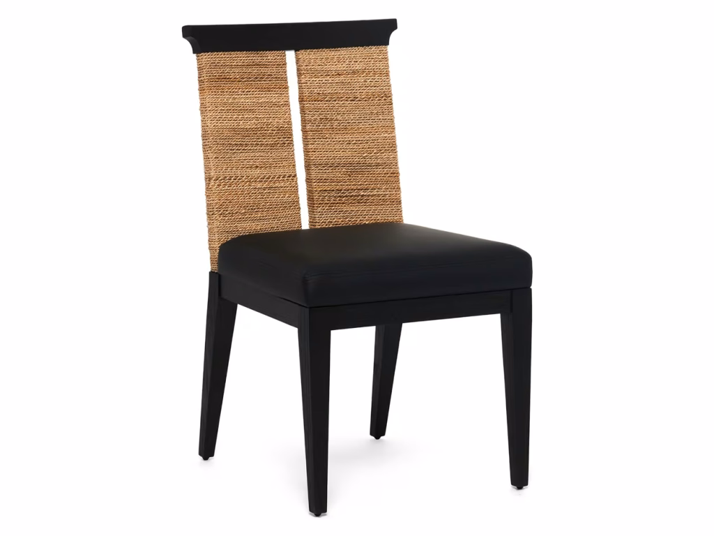 Reed Dining Chair - Matte Black