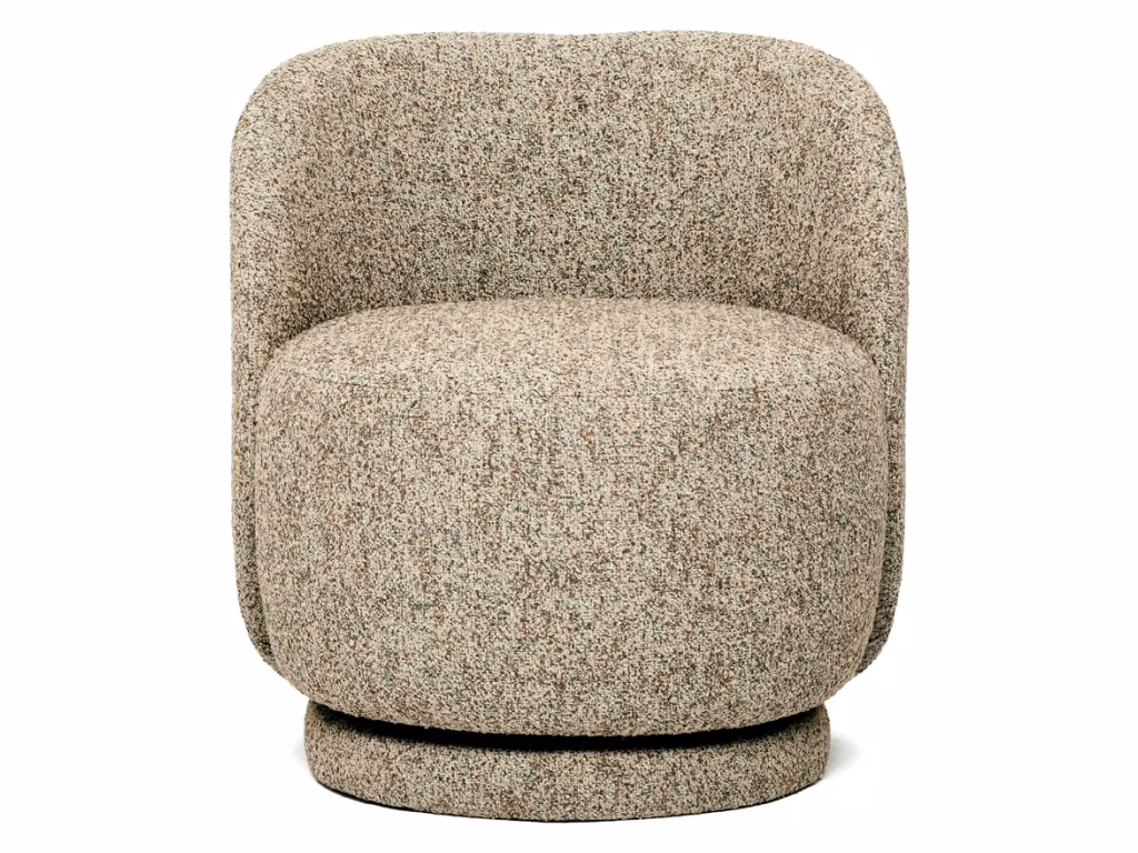 Oslo Swivel Lounge Chair - Hearth - Alternative View