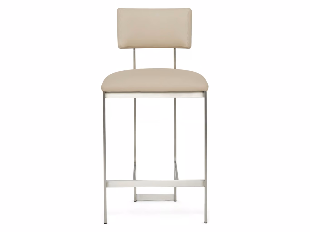 Landon II Counter Stool - Brushed Nickel - Alternative View
