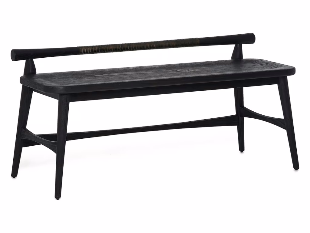 Madeira Bench - Matte Black