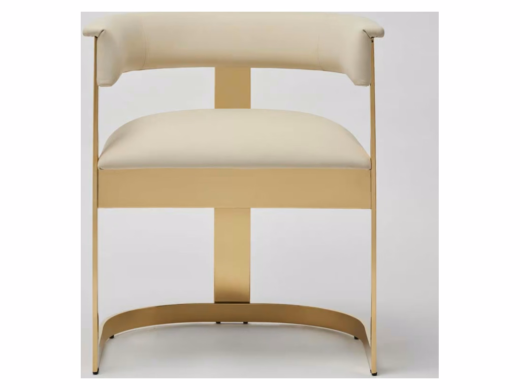 Darcy II Dining Chair - Polished Brass