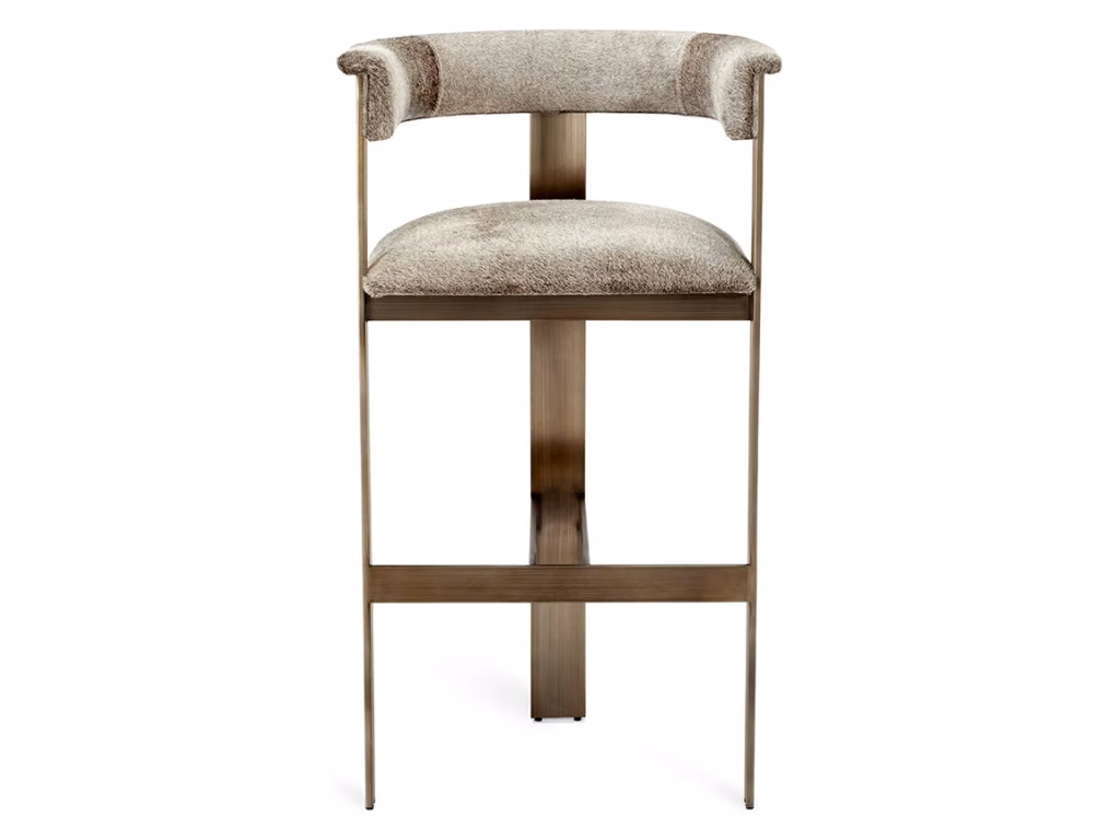 Darcy Bar Stool - Natural Hide - Alternative View