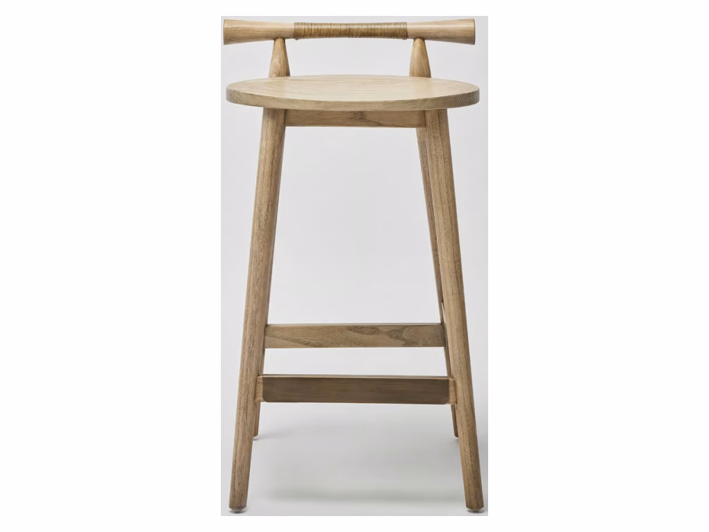 Madeira Counter Stool - Washed Taupe