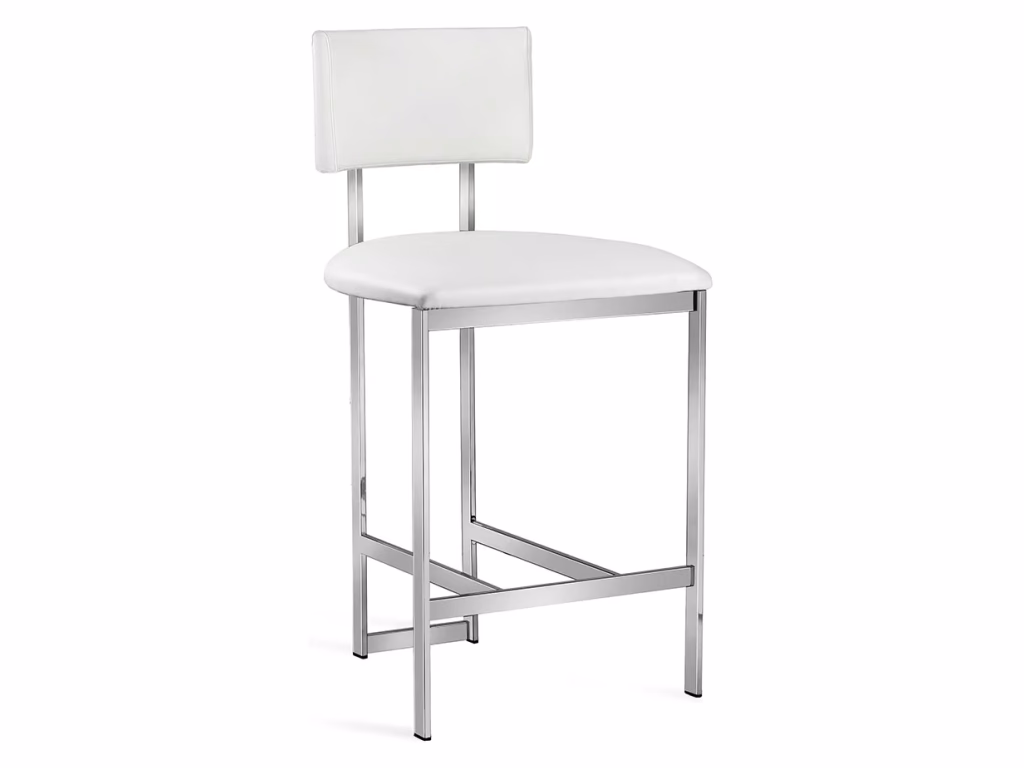 Landon II Counter Stool - Nickel