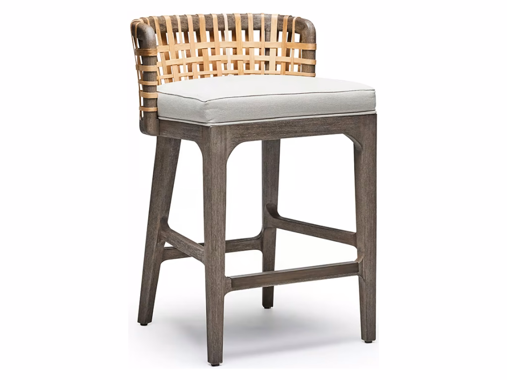 Palms Counter Stool - Grey Ceruse