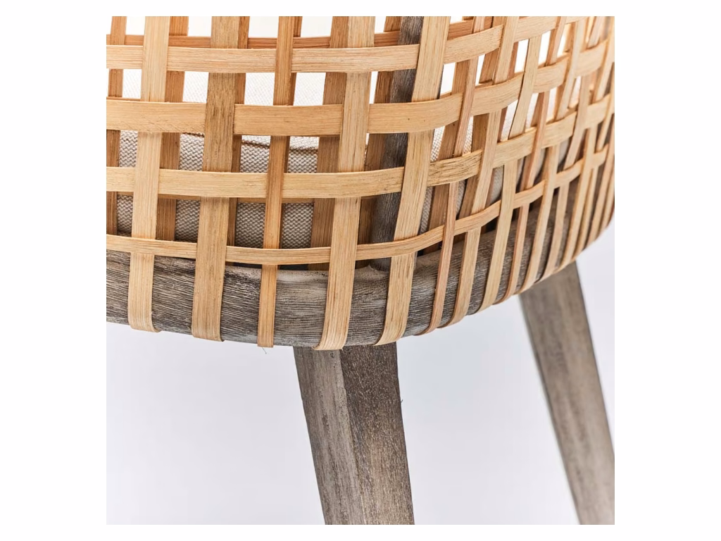 Palms Arm Chair - Grey Ceruse