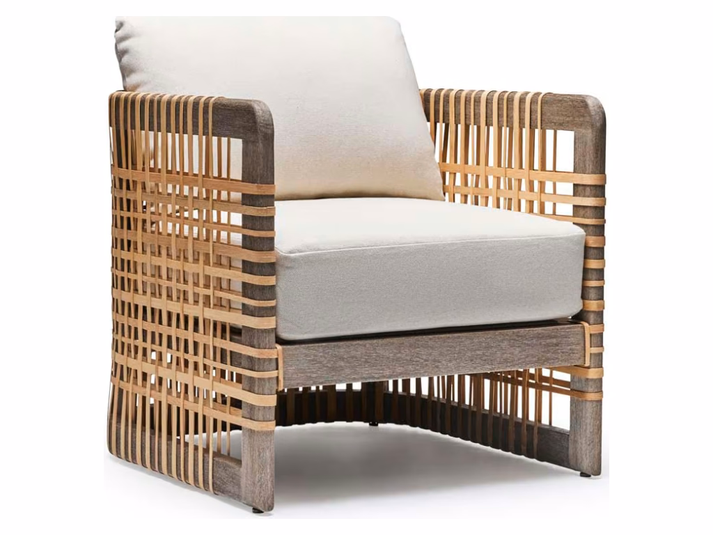 Palms Lounge Chair - Grey Ceruse