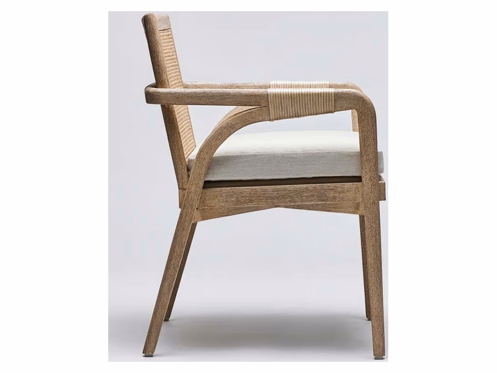 Delray Arm Chair - White Ceruse - Alternative View