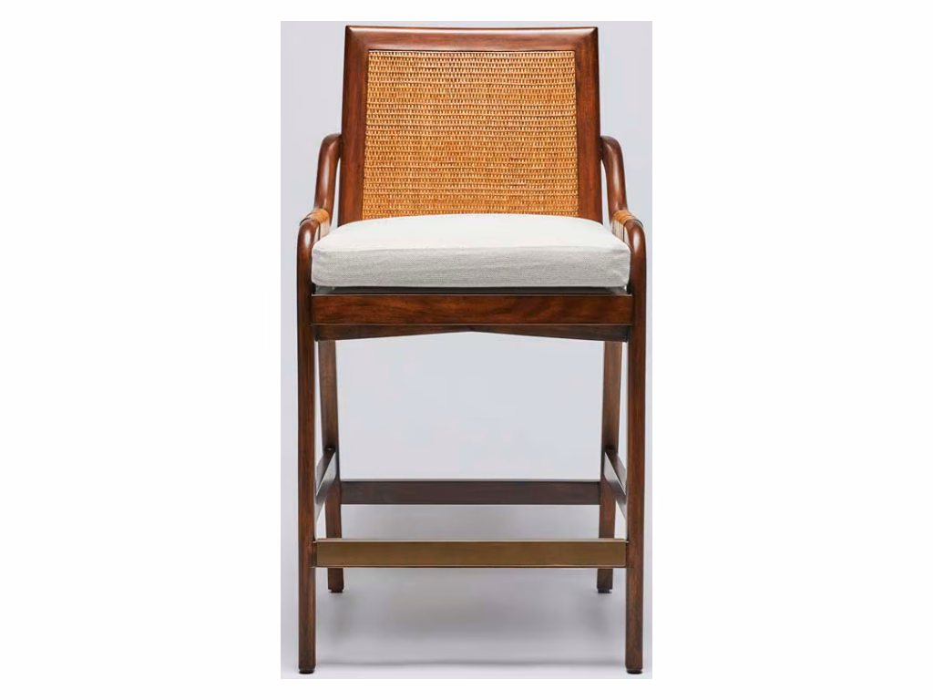 Delray Counter Stool - Chestnut - Alternative View