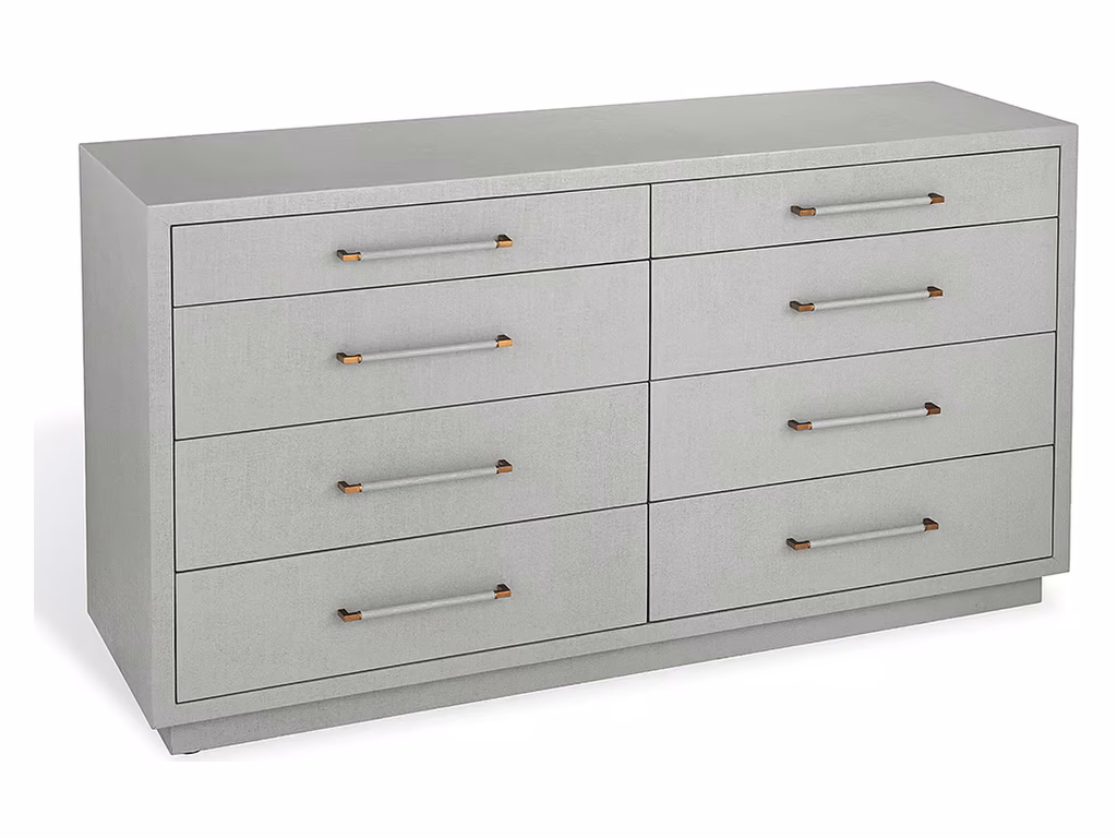 taylor 8 drawer chest grey